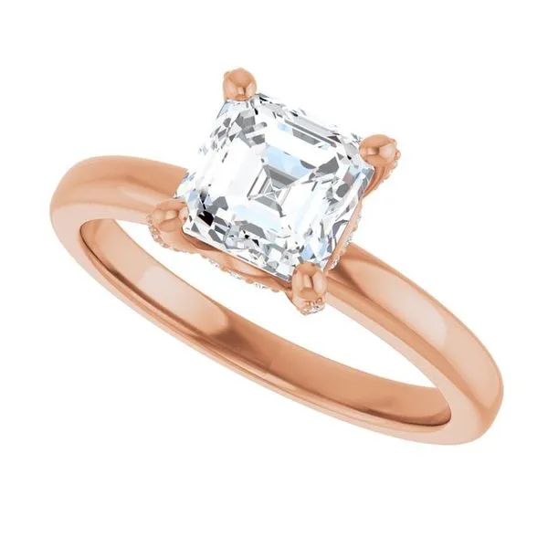 Accented Engagement Ring Image 5 Morin Jewelers Southbridge, MA