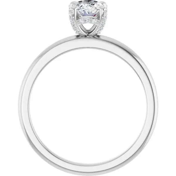 Accented Engagement Ring Image 2 Clater Jewelers Louisville, KY
