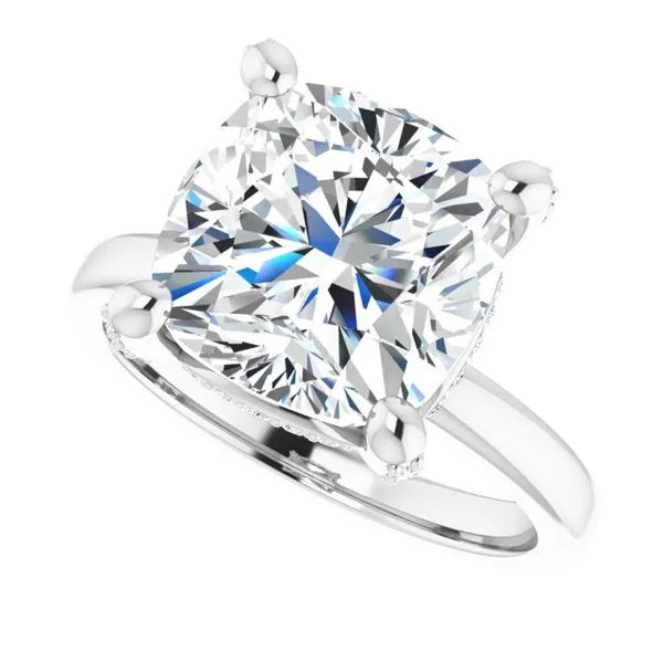 Accented Engagement Ring Image 5 Don's Jewelry & Design Washington, IA