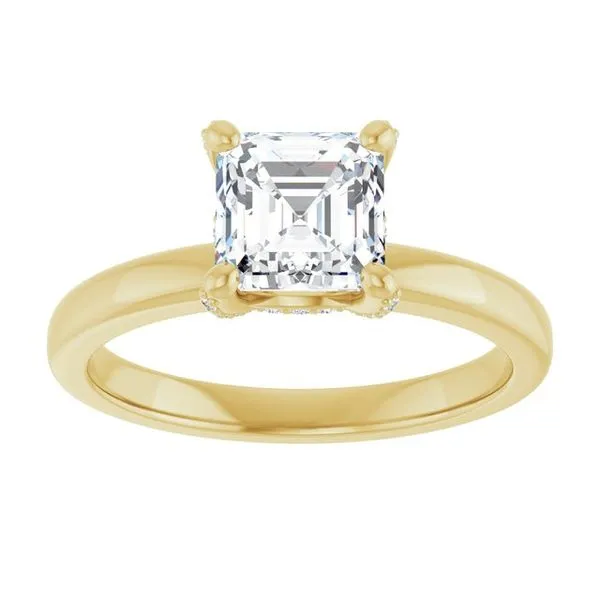 Accented Engagement Ring Image 3 Michael Szwed Jewelers Longmeadow, MA