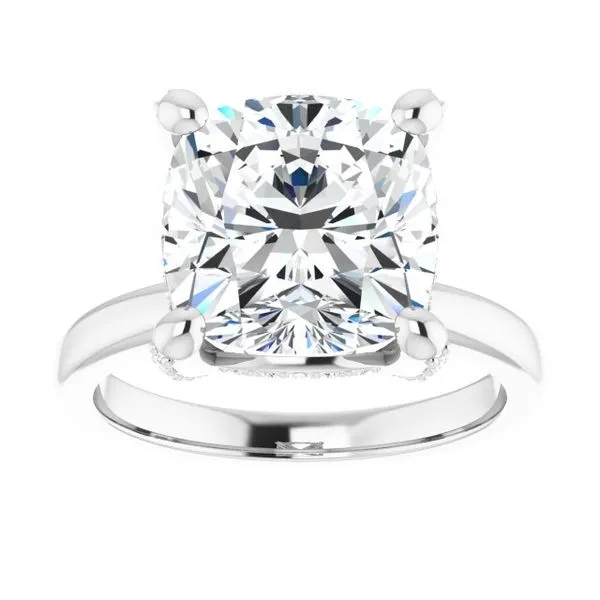 Accented Engagement Ring Image 3 Don's Jewelry & Design Washington, IA