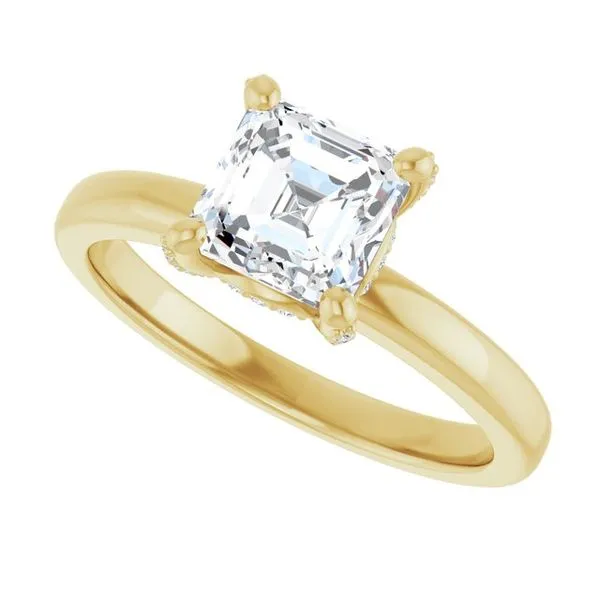 Accented Engagement Ring Image 5 Don's Jewelry & Design Washington, IA