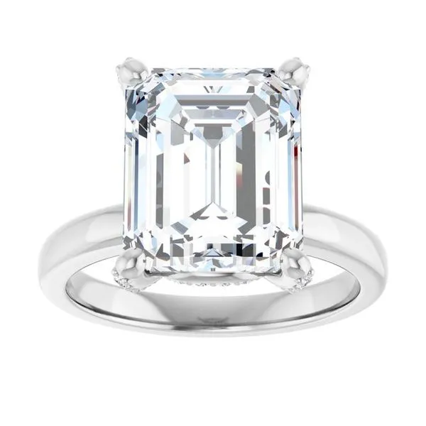 Accented Engagement Ring Image 3 Don's Jewelry & Design Washington, IA