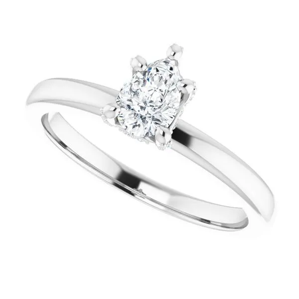 Accented Engagement Ring Image 5 J. Thomas Jewelers Rochester Hills, MI