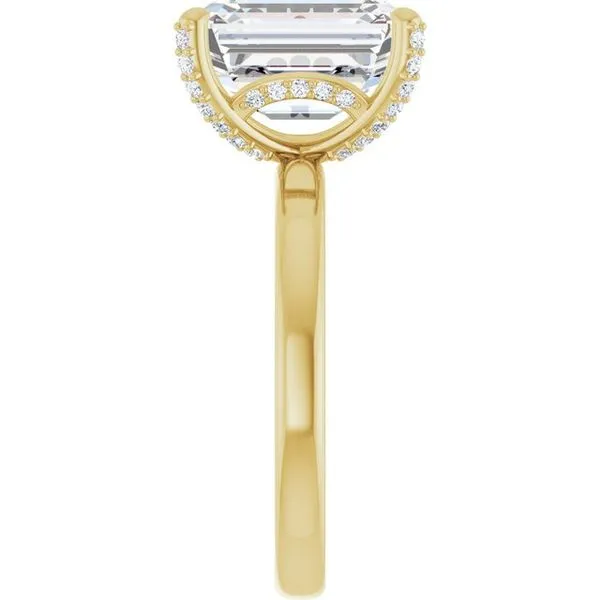 Accented Engagement Ring Image 4 Jimmy Smith Jewelers Decatur, AL