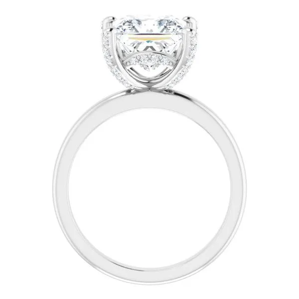 Accented Engagement Ring Image 2 JF Jones Jewelers Rochester, NY