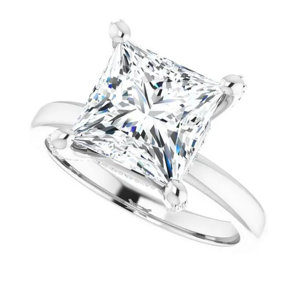 Accented Engagement Ring Image 5 Vulcan's Forge LLC KANSAS CITY, MO