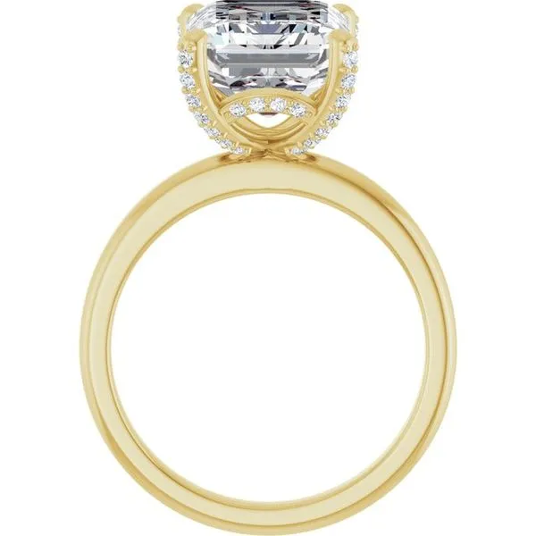 Accented Engagement Ring Image 2 Raleigh Diamond Fine Jewelry Raleigh, NC