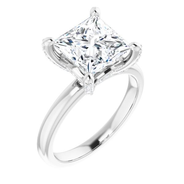 Accented Engagement Ring
