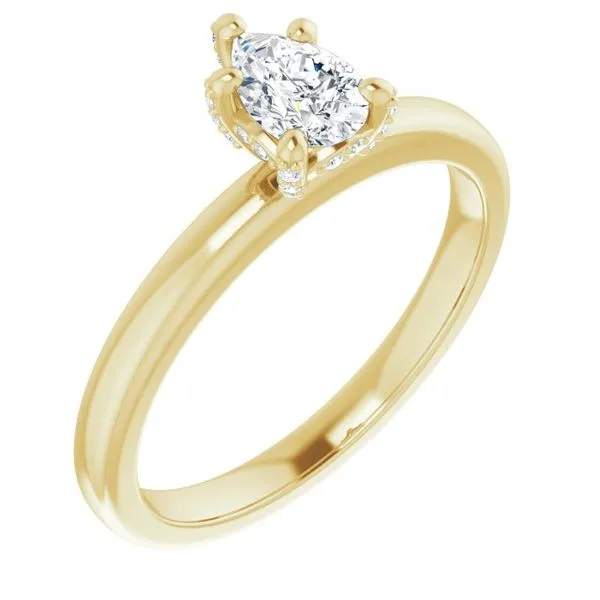 Accented Engagement Ring Paul James Jewelers Angels Camp, CA