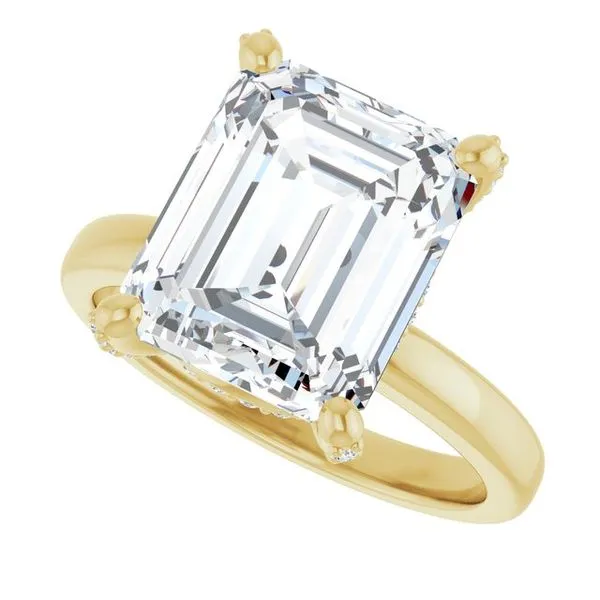 Accented Engagement Ring Image 5 Paul James Jewelers Angels Camp, CA