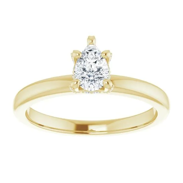 Accented Engagement Ring Image 3 Futer Bros Jewelers York, PA