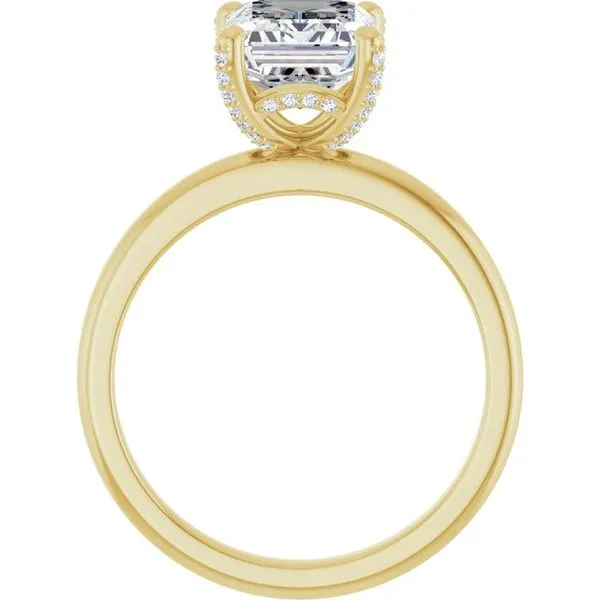 Accented Engagement Ring Image 2 Austin's Fine Diamonds & Jewelry Lyndhurst, NJ