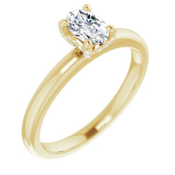 Accented Engagement Ring