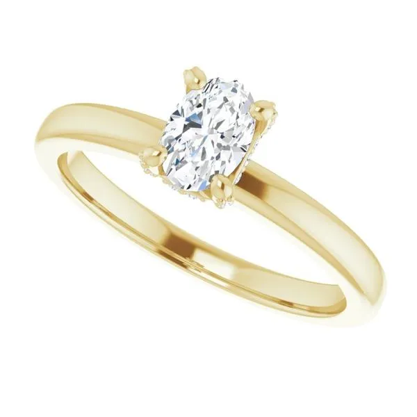 Accented Engagement Ring Image 5 Futer Bros Jewelers York, PA