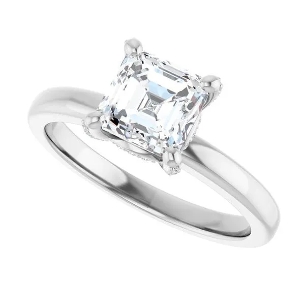 Accented Engagement Ring Image 5 House of Silva Wooster, OH