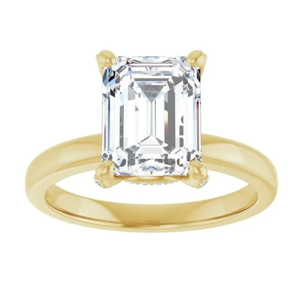 Accented Engagement Ring Image 3 Morin Jewelers Southbridge, MA