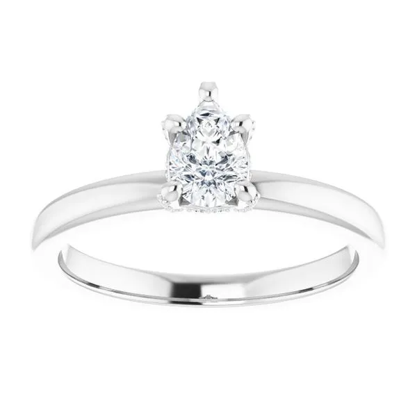 Accented Engagement Ring Image 3 House of Silva Wooster, OH
