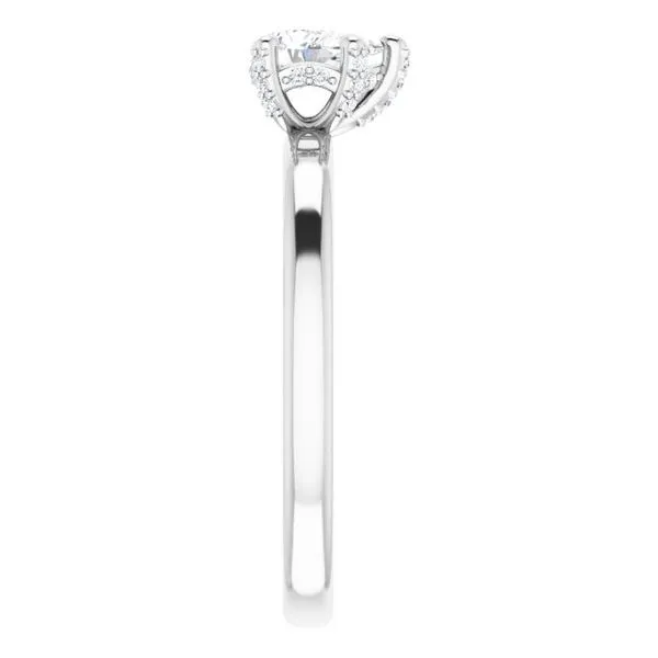 Accented Engagement Ring Image 4 House of Silva Wooster, OH