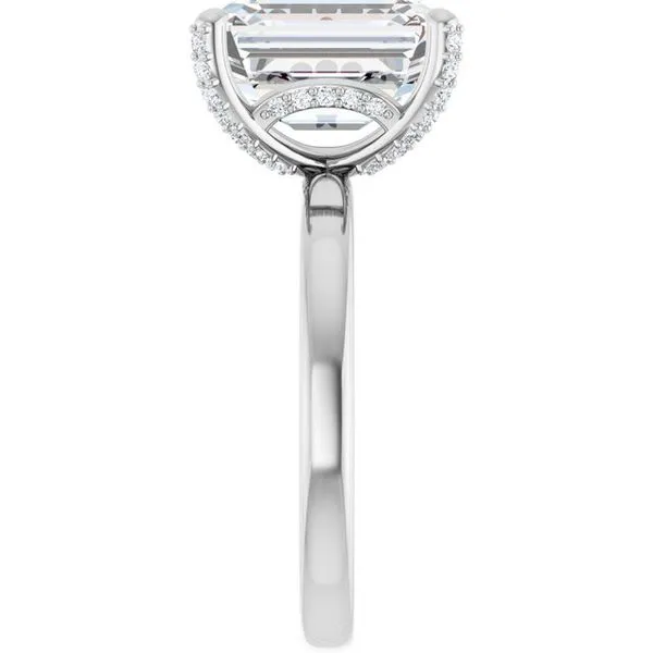 Accented Engagement Ring Image 4 Vulcan's Forge LLC KANSAS CITY, MO