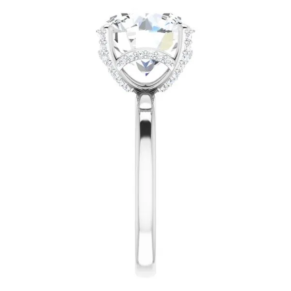 Accented Engagement Ring Image 4 Jimmy Smith Jewelers Decatur, AL