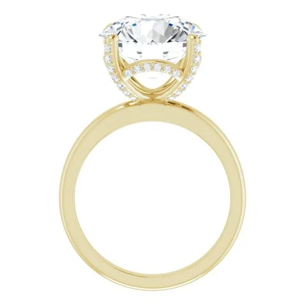 Accented Engagement Ring Image 2 Futer Bros Jewelers York, PA