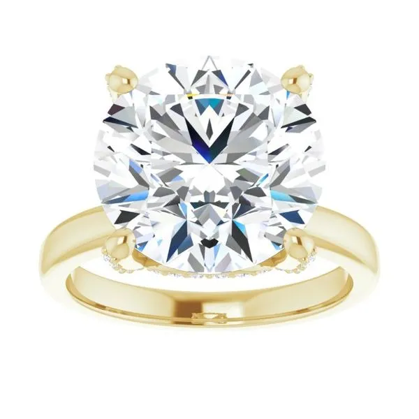 Accented Engagement Ring Image 3 Shipley's Fine Jewelry Hampstead, MD