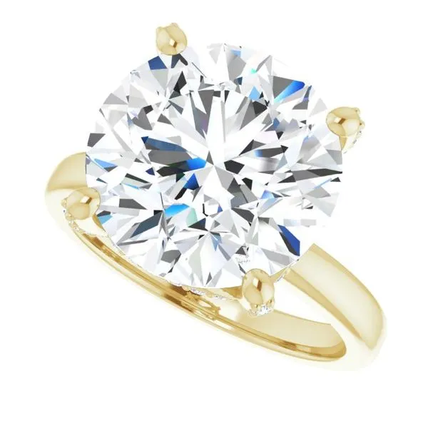 Accented Engagement Ring Image 5 Jimmy Smith Jewelers Decatur, AL