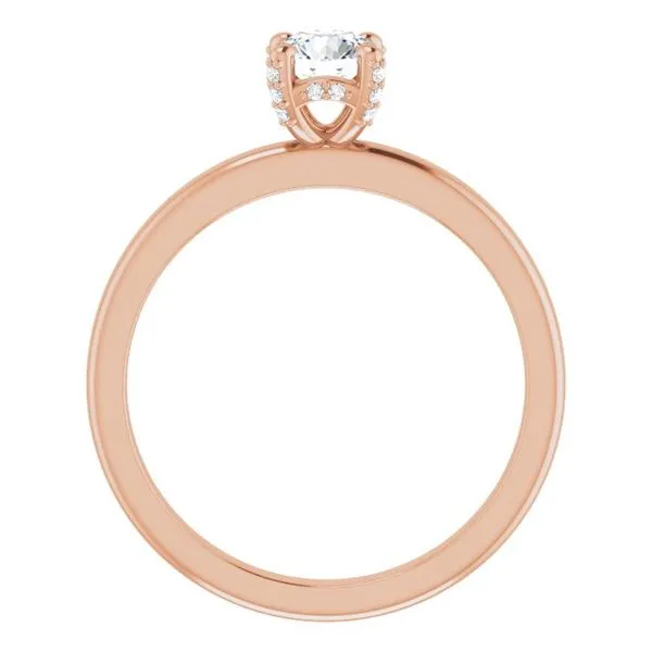 Accented Engagement Ring Image 2 Ask Design Jewelers Olean, NY