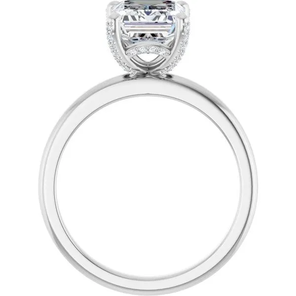 Accented Engagement Ring Image 2 J. Thomas Jewelers Rochester Hills, MI