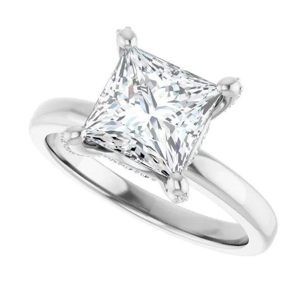 Accented Engagement Ring Image 5 Arezzo Jewelers Elmwood Park, IL