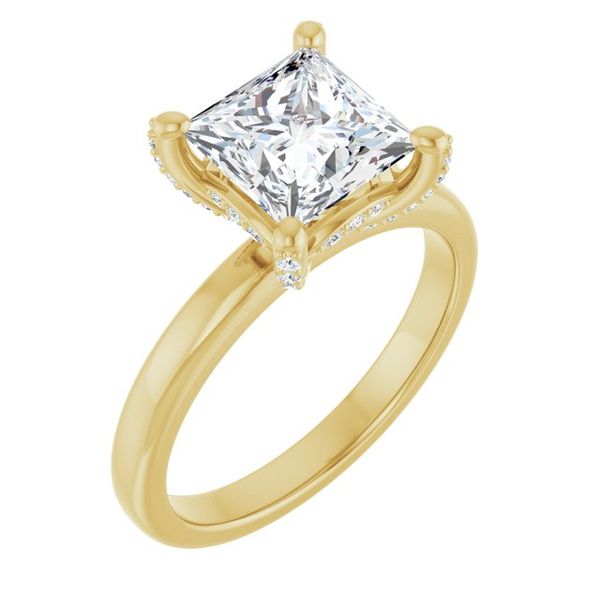 Accented Engagement Ring
