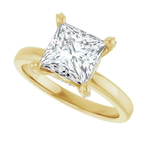 Accented Engagement Ring Image 5 Don's Jewelry & Design Washington, IA