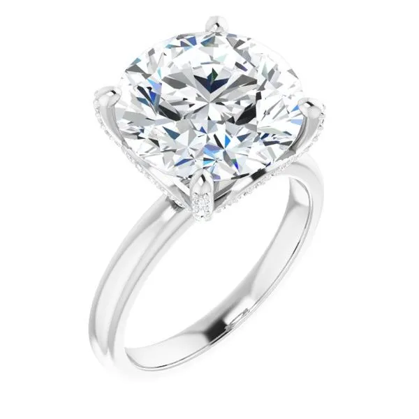 Accented Engagement Ring Michael Szwed Jewelers Longmeadow, MA