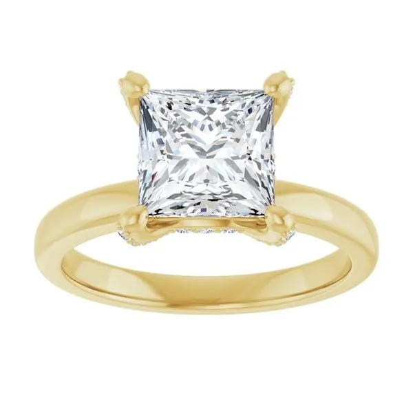 Accented Engagement Ring Image 3 Don's Jewelry & Design Washington, IA