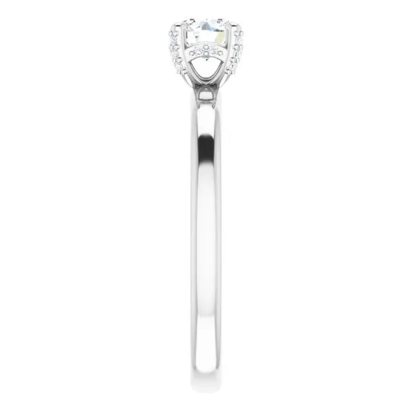 Accented Engagement Ring Image 4 Ask Design Jewelers Olean, NY
