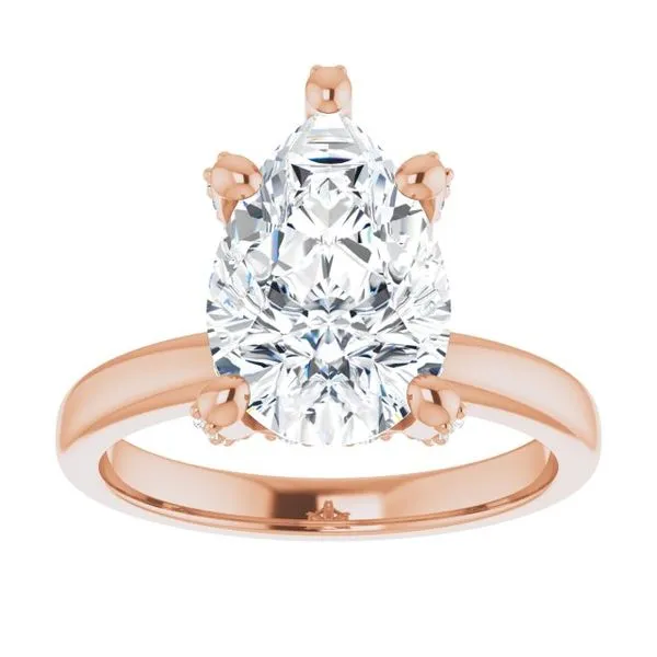 Accented Engagement Ring Image 3 Futer Bros Jewelers York, PA