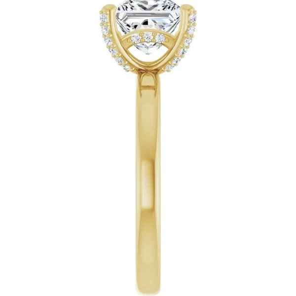 Accented Engagement Ring Image 4 J. Thomas Jewelers Rochester Hills, MI