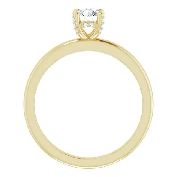 Accented Engagement Ring Image 2 Futer Bros Jewelers York, PA