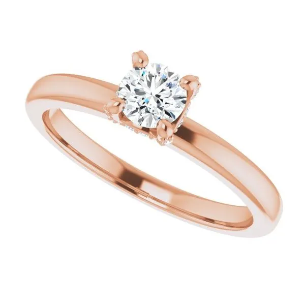 Accented Engagement Ring Image 5 Futer Bros Jewelers York, PA