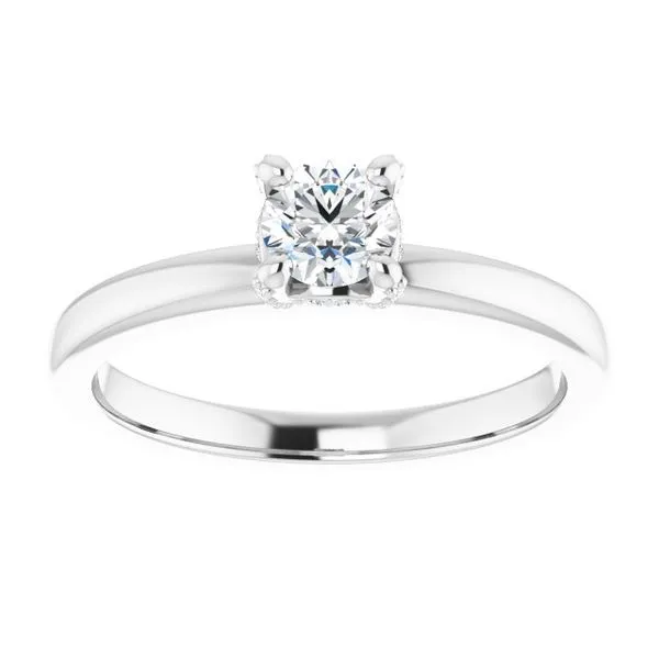 Accented Engagement Ring Image 3 Futer Bros Jewelers York, PA