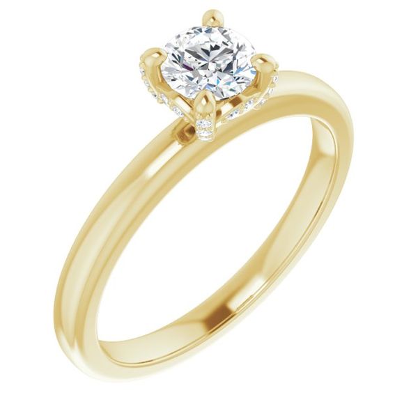 Accented Engagement Ring