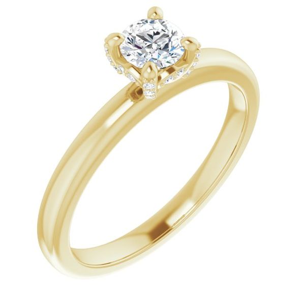 Accented Engagement Ring