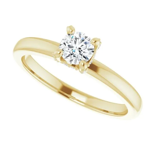 Accented Engagement Ring Image 5 Futer Bros Jewelers York, PA