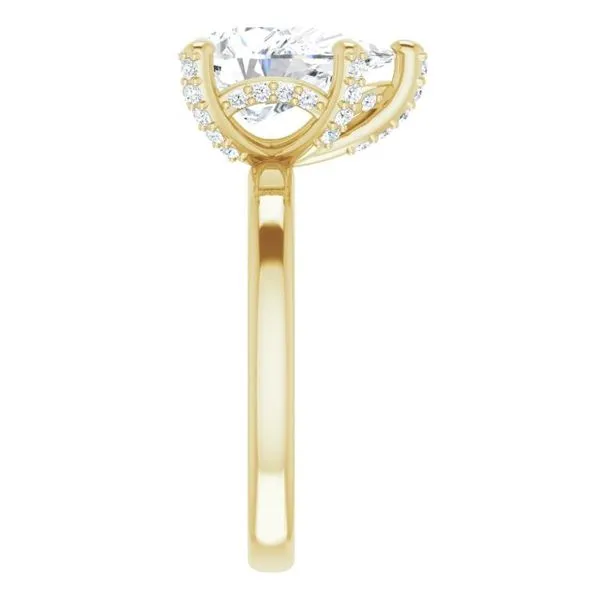Accented Engagement Ring Image 4 Stuart Benjamin & Co. Jewelry Designs San Diego, CA