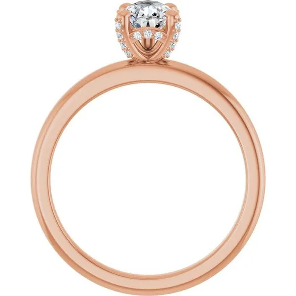 Accented Engagement Ring Image 2 J. West Jewelers Round Rock, TX