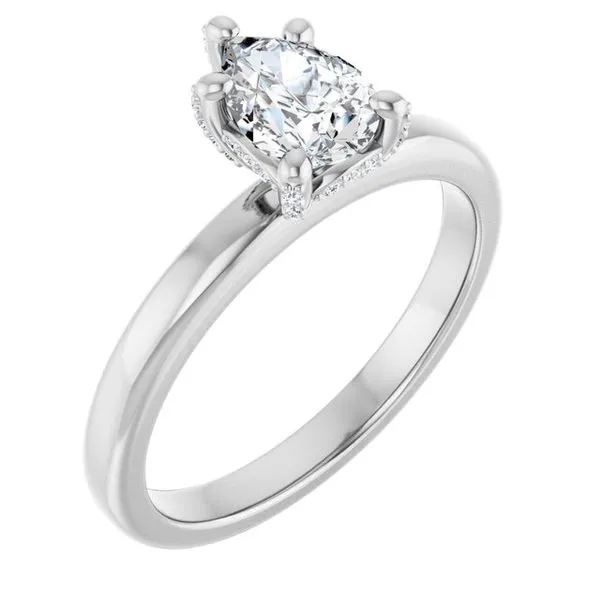 Accented Engagement Ring Arezzo Jewelers Elmwood Park, IL