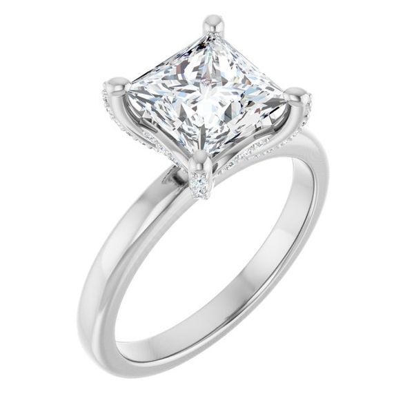 Accented Engagement Ring