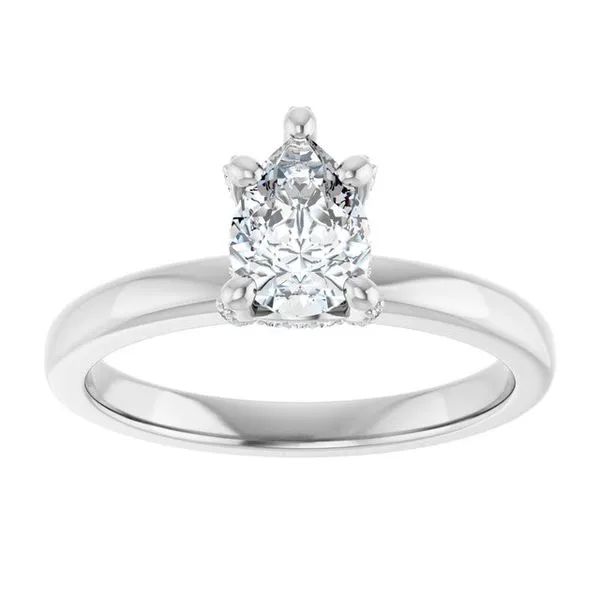 Accented Engagement Ring Image 3 J. Thomas Jewelers Rochester Hills, MI