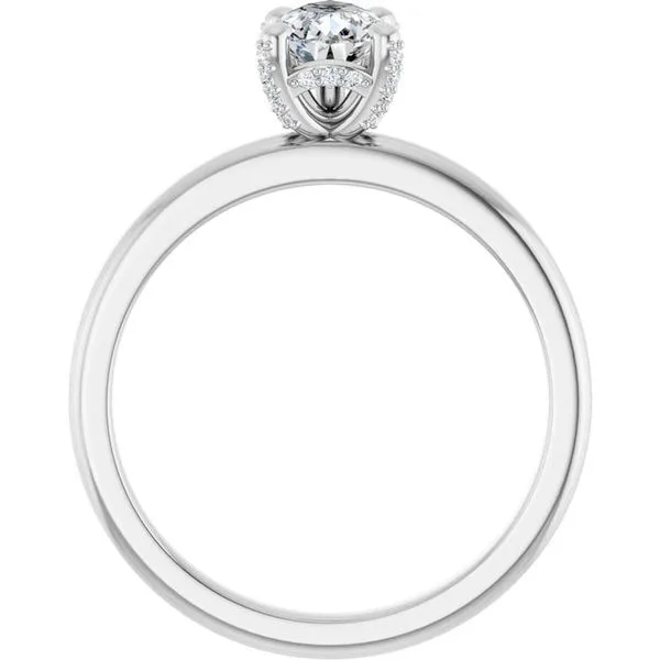 Accented Engagement Ring Image 2 Morin Jewelers Southbridge, MA